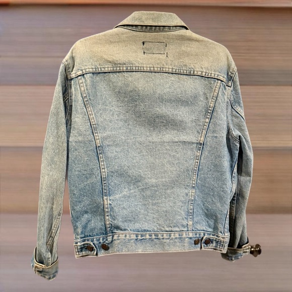 Vintage Distressed 90's Levi's Trucker Jacket WPl 423 Men’s SZ 42 -Large - Picture 2 of 4